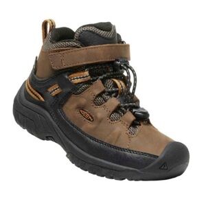KEEN | Targhee Mid KEEN.DRY Waterproof Hiking Boots Kids Youth 6 Dark Earth